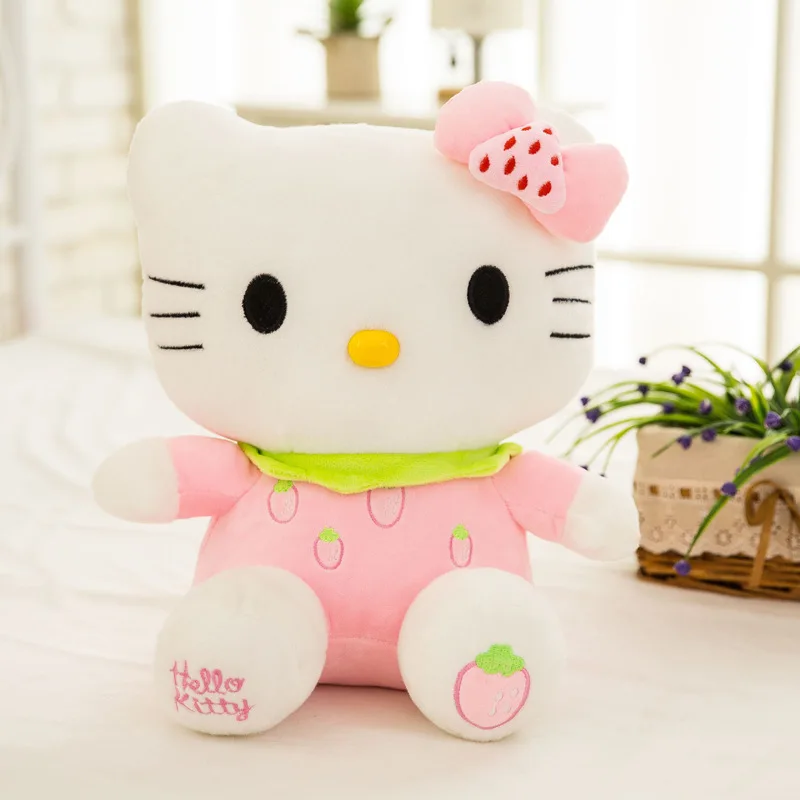 20cm Cartoon Hello Kitty Plush Kawaii Soft Plush Toy