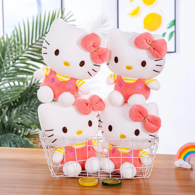 20cm Cartoon Hello Kitty Plush Kawaii Soft Plush Toy