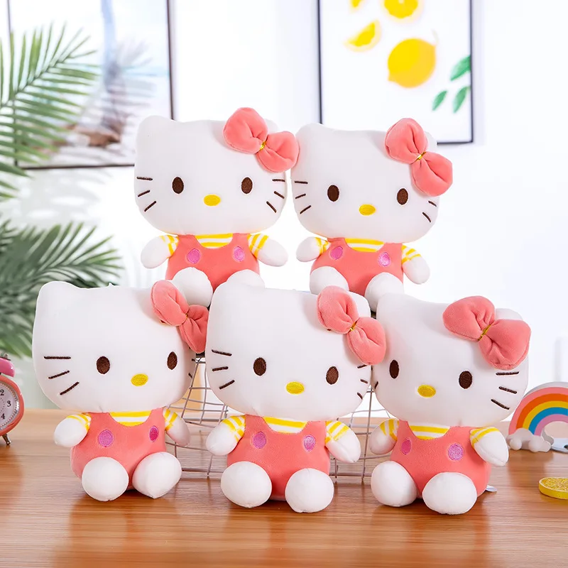 20cm Cartoon Hello Kitty Plush Kawaii Soft Plush Toy
