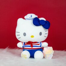 Cartoon Hello Kitty Navy Soft Stuffed Plush Kawaii Toy Cartoon Hello Kitty Navy Soft Stuffed Plush Kawaii Toy