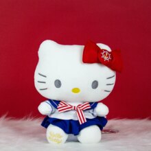 Cartoon Hello Kitty Navy Soft Stuffed Plush Kawaii Toy Cartoon Hello Kitty Navy Soft Stuffed Plush Kawaii Toy