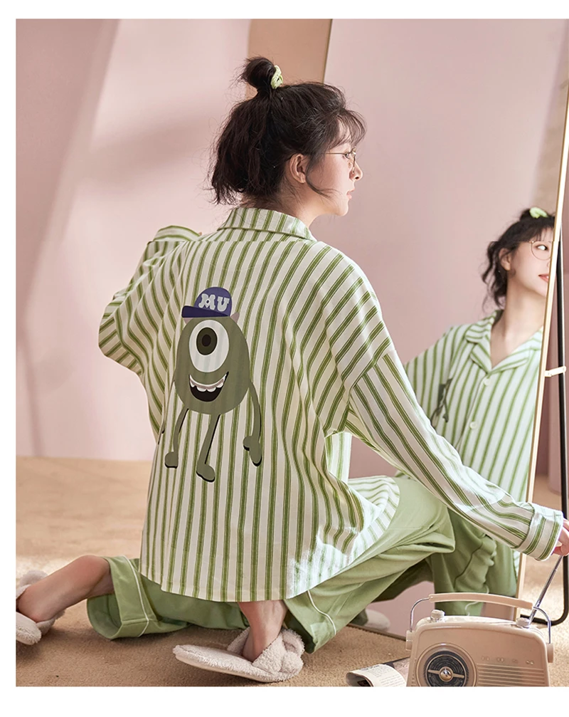 Cartoon Monsters Mike Kawaii Pajamas Cartoon Monsters Mike Kawaii Pajamas