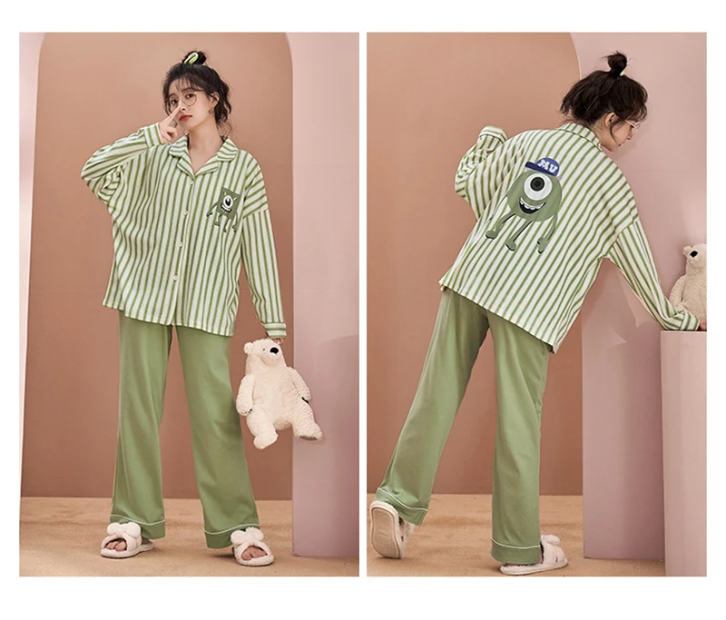 Cartoon Monsters Mike Kawaii Pajamas Cartoon Monsters Mike Kawaii Pajamas