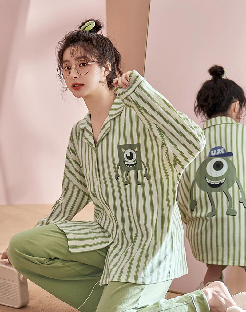 Cartoon Monsters Mike Kawaii Pajamas Cartoon Monsters Mike Kawaii Pajamas