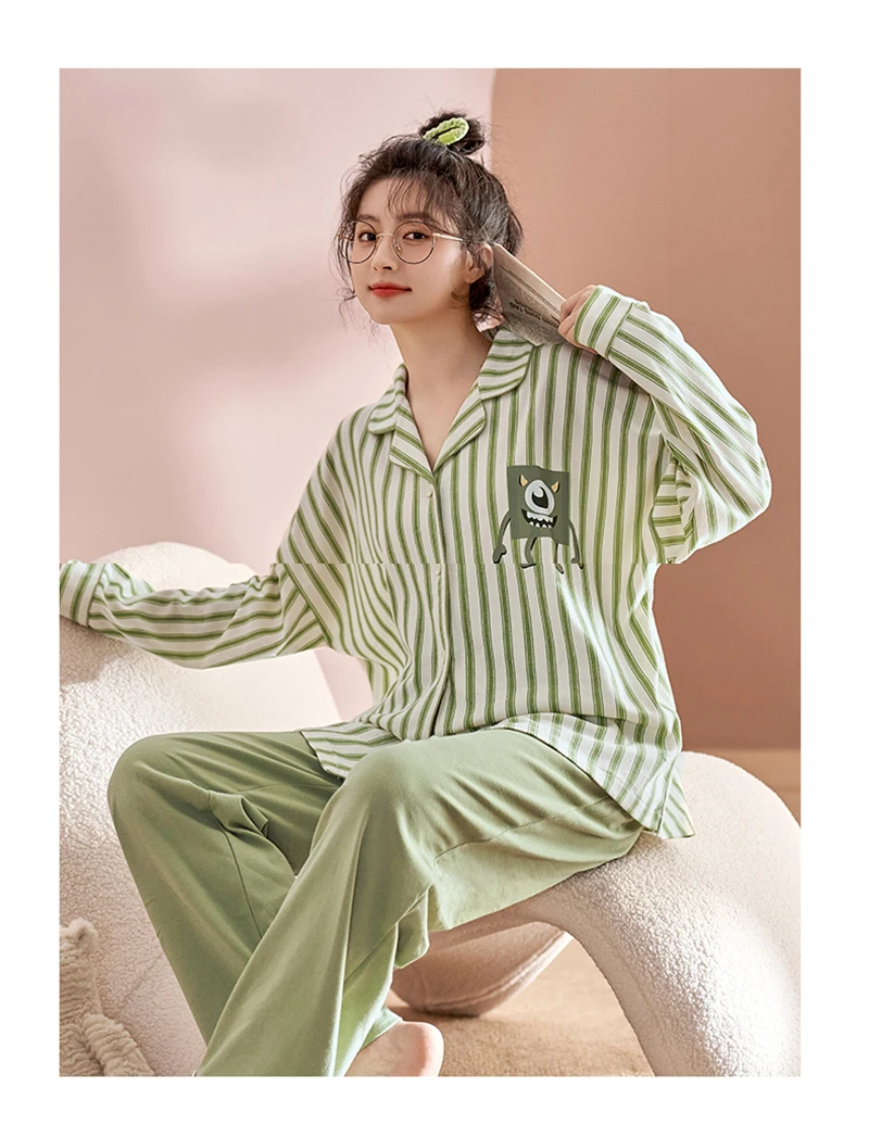 Cartoon Monsters Mike Kawaii Pajamas Cartoon Monsters Mike Kawaii Pajamas