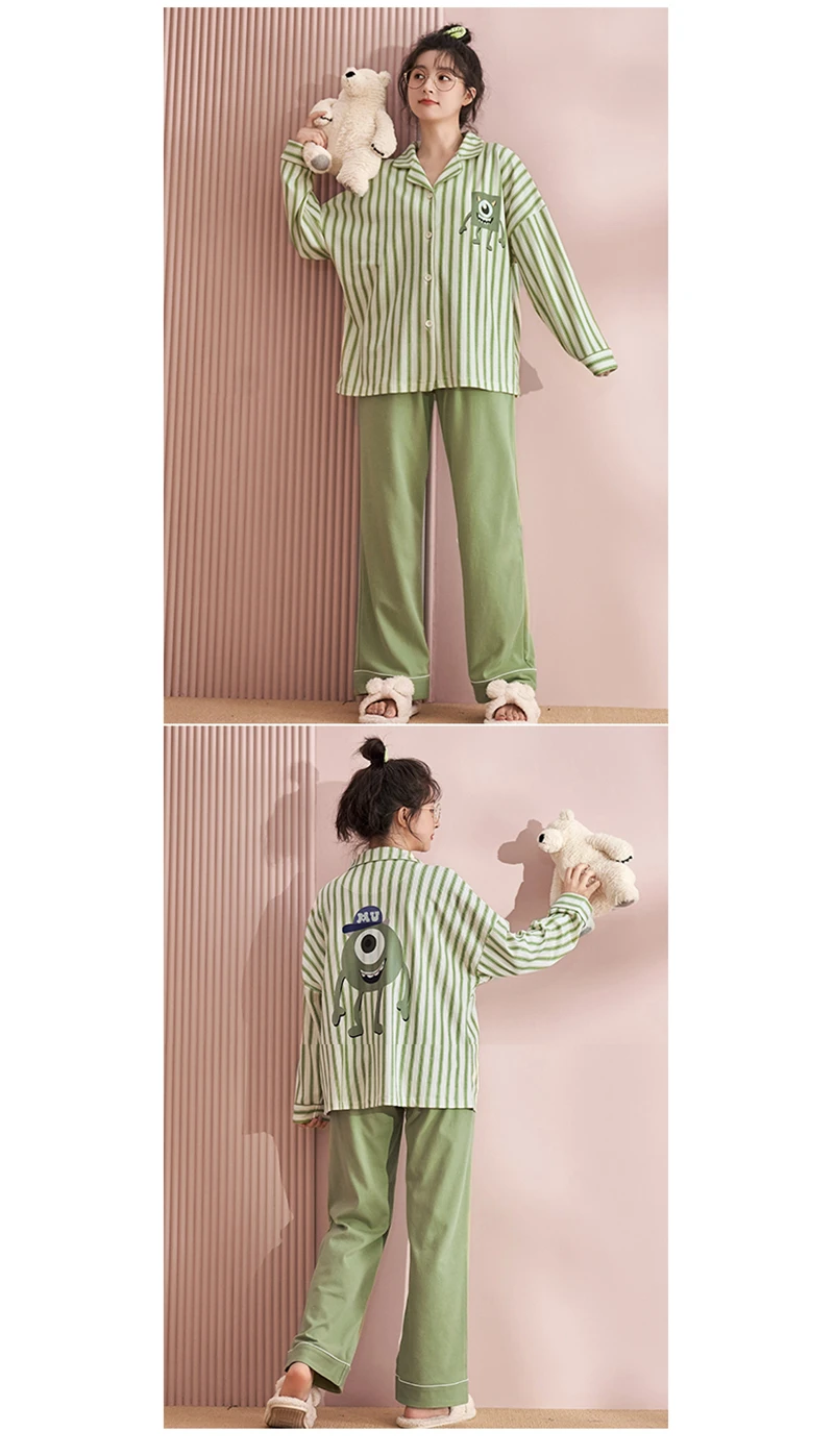 Cartoon Monsters Mike Kawaii Pajamas Cartoon Monsters Mike Kawaii Pajamas
