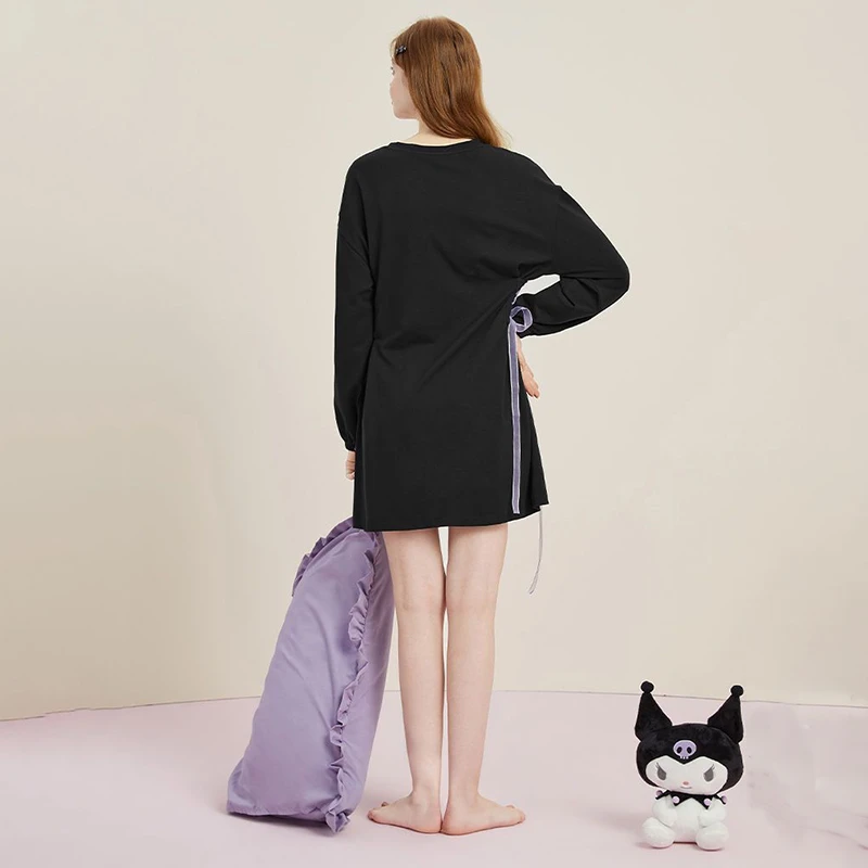 Cartoon Kuromi Kawaii Nightgowns Cartoon Kuromi Kawaii Nightgowns