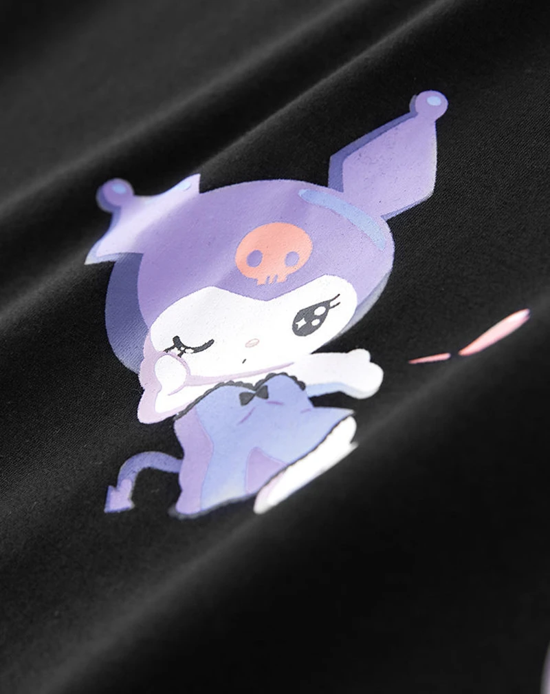 Cartoon Kuromi Kawaii Nightgowns Cartoon Kuromi Kawaii Nightgowns