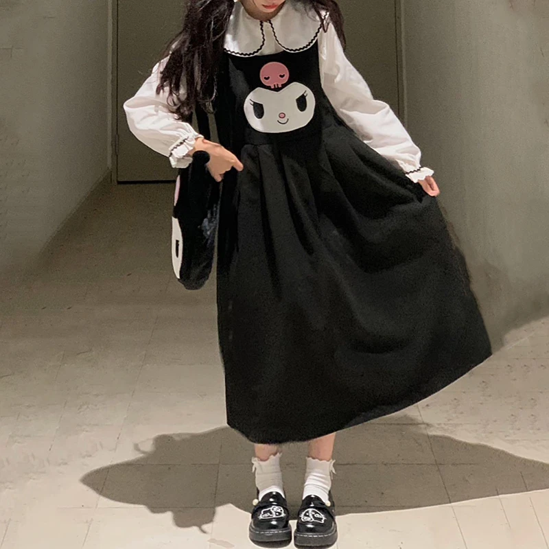 Cartoon Kuromi Kawaii Strap Dress