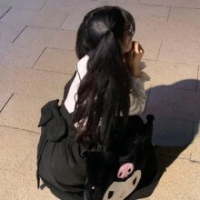 Cartoon Kuromi Kawaii Strap Dress Cartoon Kuromi Kawaii Strap Dress