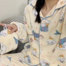 Cartoon Cinnamoroll Plush Kawaii Pajamas Cartoon Cinnamoroll Plush Kawaii Pajamas