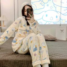 Cartoon Cinnamoroll Plush Kawaii Pajamas Cartoon Cinnamoroll Plush Kawaii Pajamas