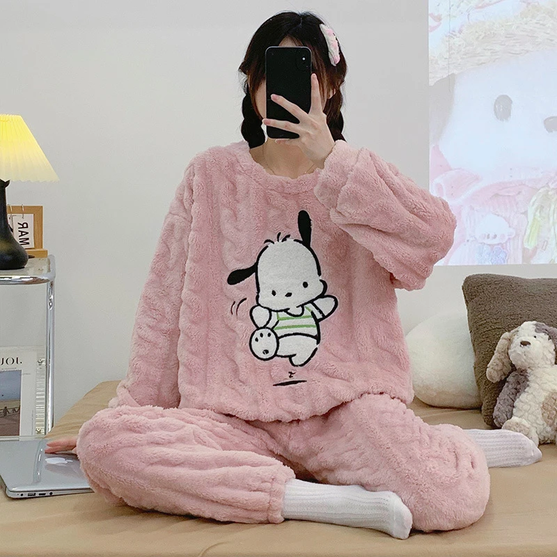 Cartoon Pochacco Plush Kawaii Pajamas