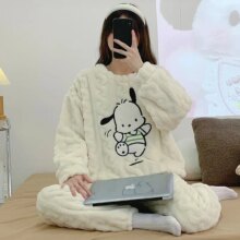 Cartoon Pochacco Plush Kawaii Pajamas Cartoon Pochacco Plush Kawaii Pajamas
