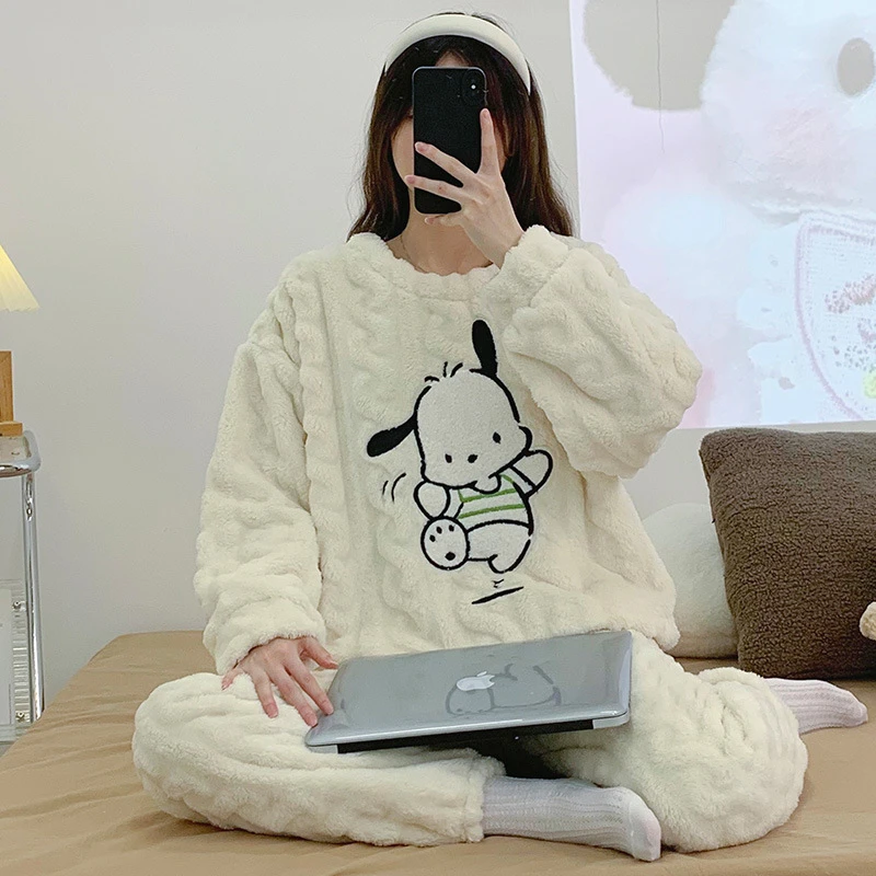 Cartoon Pochacco Plush Kawaii Pajamas