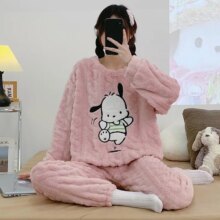 Cartoon Pochacco Plush Kawaii Pajamas Cartoon Pochacco Plush Kawaii Pajamas