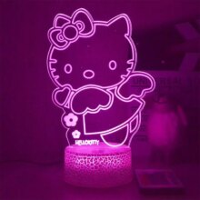 Cartoon Hello Kitty Kawaii 3D Night Light Cartoon Hello Kitty Kawaii 3D Night Light