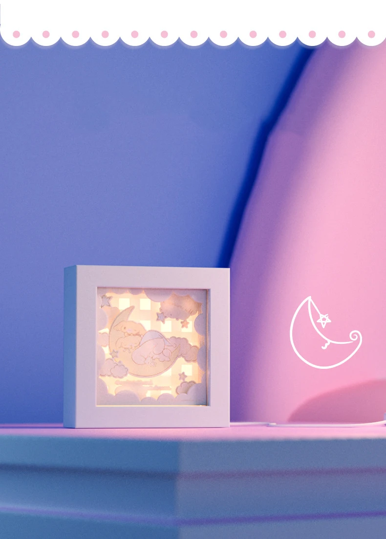 Cartoon Cinnamoroll Kawaii Night Lamp