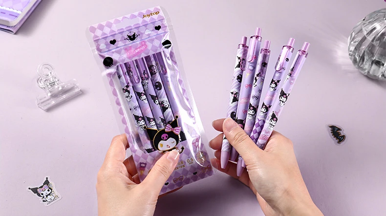 Cartoon Kuromi Kawaii 5Pcs Set Gel Pen