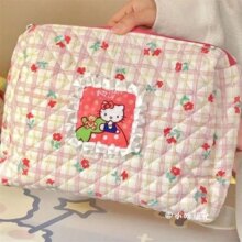Cartoon Hello Kitty Kawaii Fashion Large Capacity Makeup Bag Cartoon Hello Kitty Kawaii Fashion Large Capacity Makeup Bag