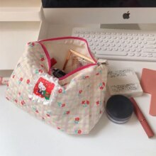 Cartoon Hello Kitty Kawaii Fashion Large Capacity Makeup Bag Cartoon Hello Kitty Kawaii Fashion Large Capacity Makeup Bag