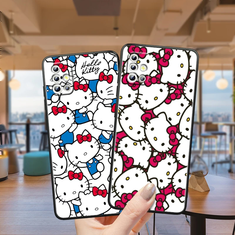 Cartoon Sanrio Hello Kitty Kawaii Phone Case For Samsung