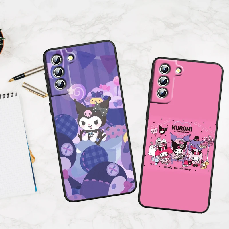 Cartoon Kuromi Kawaii Phone Case For Samsung Galaxy Cartoon Kuromi Kawaii Phone Case For Samsung Galaxy