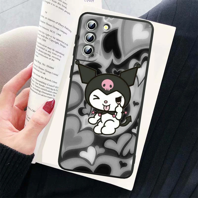 Cartoon Kuromi Kawaii Phone Case For Samsung Galaxy Cartoon Kuromi Kawaii Phone Case For Samsung Galaxy