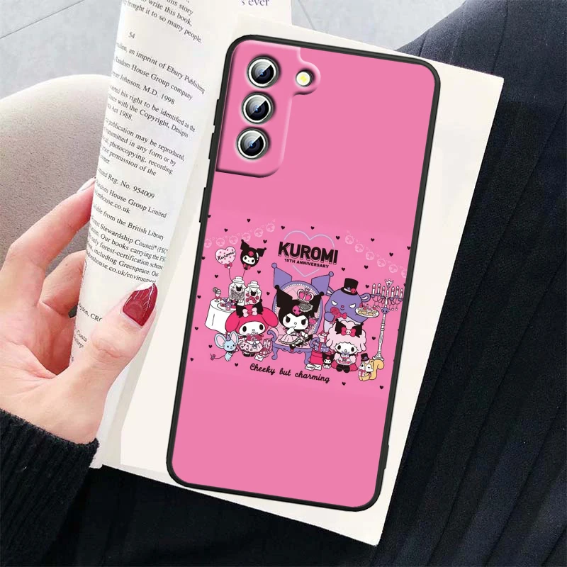 Cartoon Kuromi Kawaii Phone Case For Samsung Galaxy Cartoon Kuromi Kawaii Phone Case For Samsung Galaxy