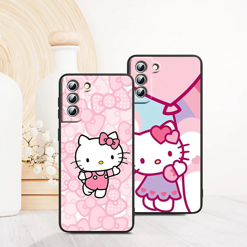 Cartoon Hello Kitty Kawaii Phone Case For Samsung Galaxy