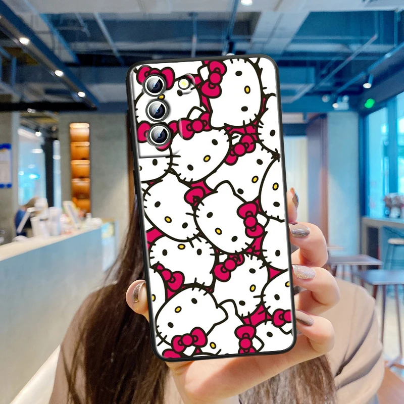 Cartoon Hello Kitty Kawaii Phone Case For Samsung Galaxy