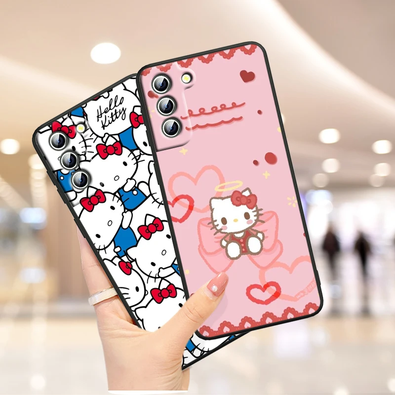 Cartoon Hello Kitty Kawaii Phone Case For Samsung Galaxy