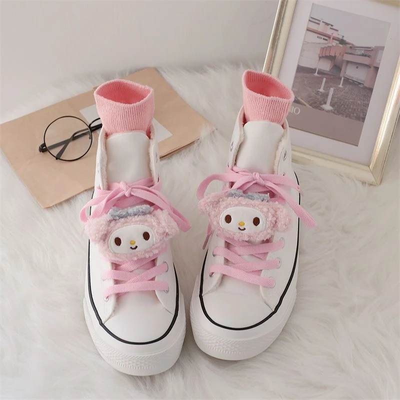 Cartoon My Melody Canvas Kawaii Shoes