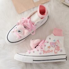 Cartoon My Melody Canvas Kawaii Shoes Cartoon My Melody Canvas Kawaii Shoes