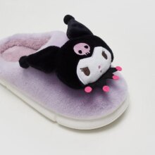 Cartoon Kuromi Kawaii Plush Slipper Cartoon Kuromi Kawaii Plush Slipper