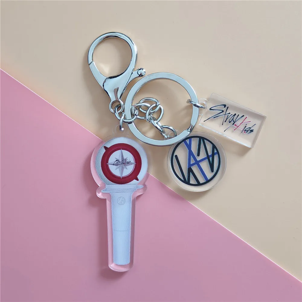 Stray Kids Light Stick Kawaii Keychain