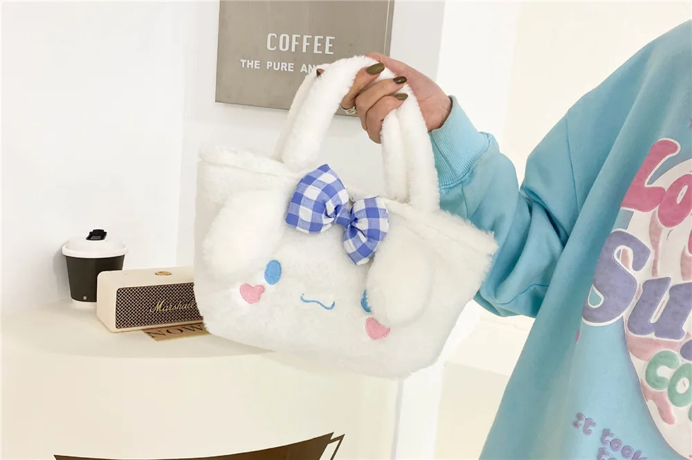 Cartoon Cinnamoroll Plush Mini Kawaii Handbag