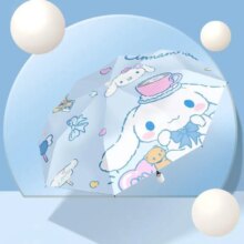 Kawaii Cinnamoroll Cartoon Automatic Folding Umbrella Kawaii Cinnamoroll Cartoon Automatic Folding Umbrella