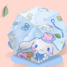 Kawaii Cinnamoroll Cartoon Automatic Folding Umbrella Kawaii Cinnamoroll Cartoon Automatic Folding Umbrella