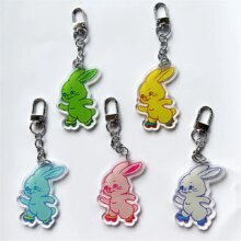 Cartoon Rabbit Kawaii Two Side Keychain Cartoon Rabbit Kawaii Two Side Keychain
