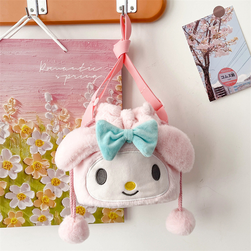 Cartoon My Melody Kawaii Plush Stuffed Handbag
