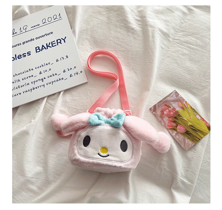 Cartoon My Melody Kawaii Plush Stuffed Handbag