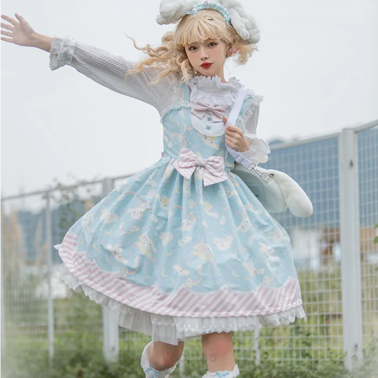 Cartoon Cinnamoroll Kawaii Lolita Princess Dress