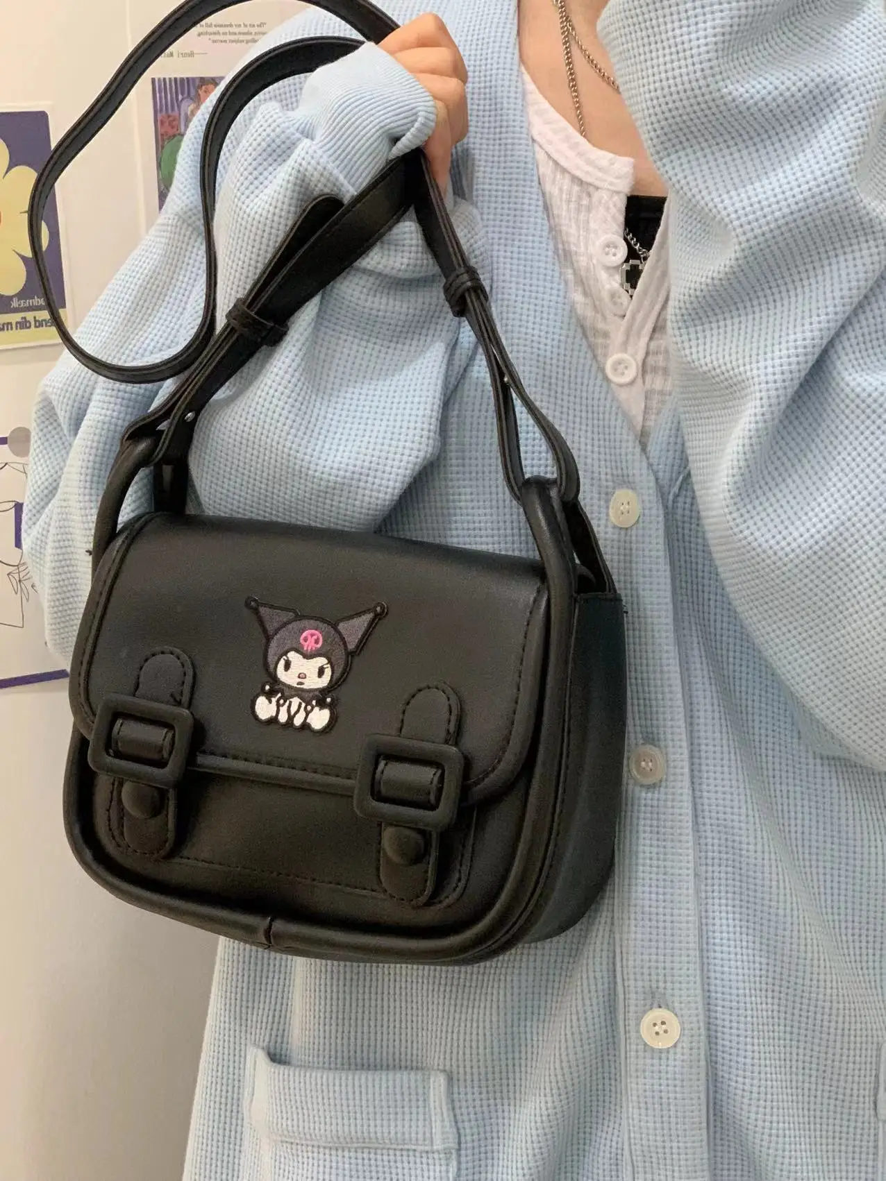 Cartoon Kuromi Kawaii Cambridge Bag