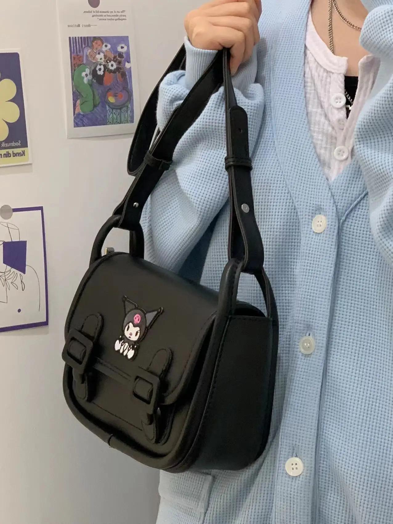 Cartoon Kuromi Kawaii Cambridge Bag