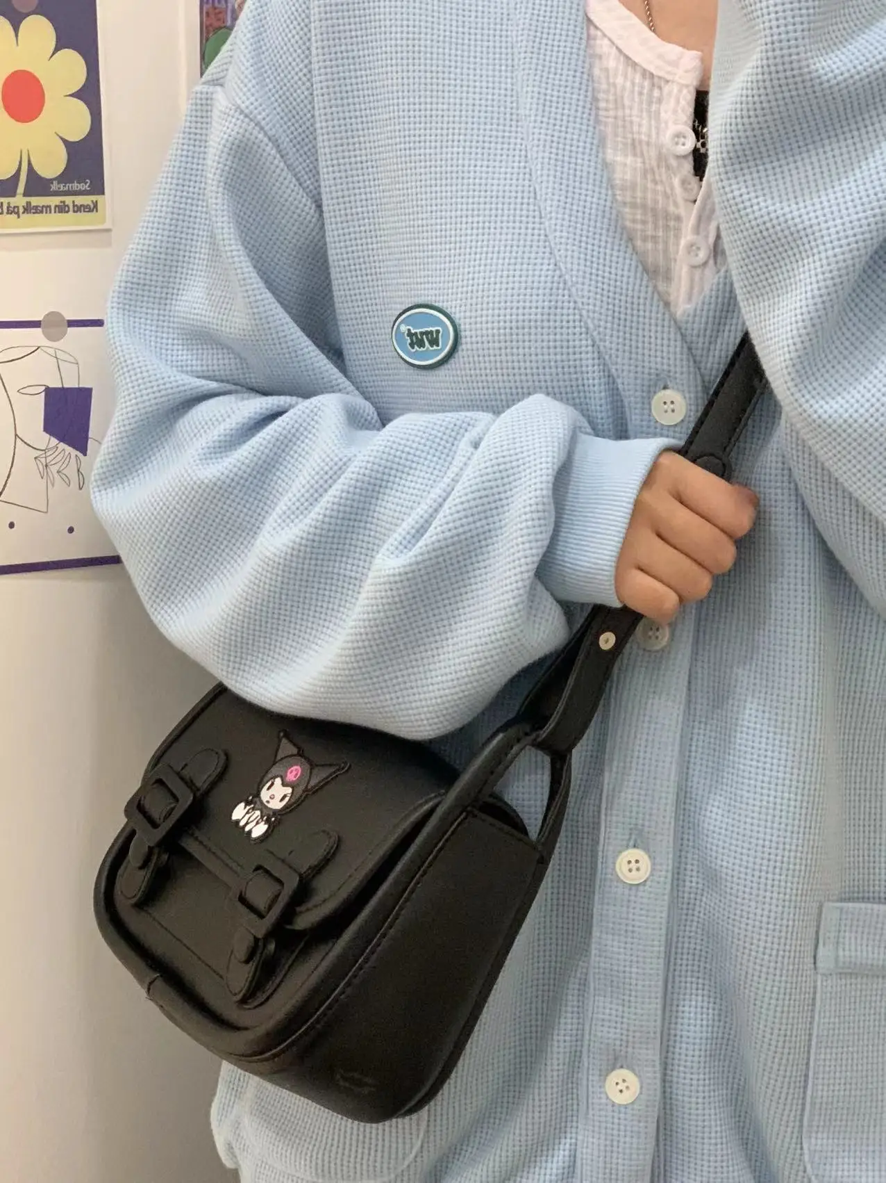 Cartoon Kuromi Kawaii Cambridge Bag