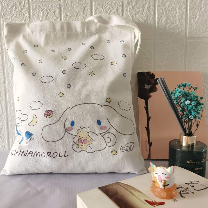 Cartoon Cinnamoroll Kawaii Canvas Bag Cartoon Cinnamoroll Kawaii Canvas Bag