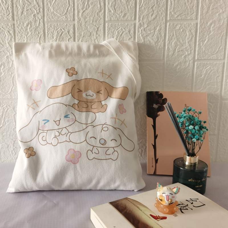 Cartoon Cinnamoroll Kawaii Canvas Bag Cartoon Cinnamoroll Kawaii Canvas Bag