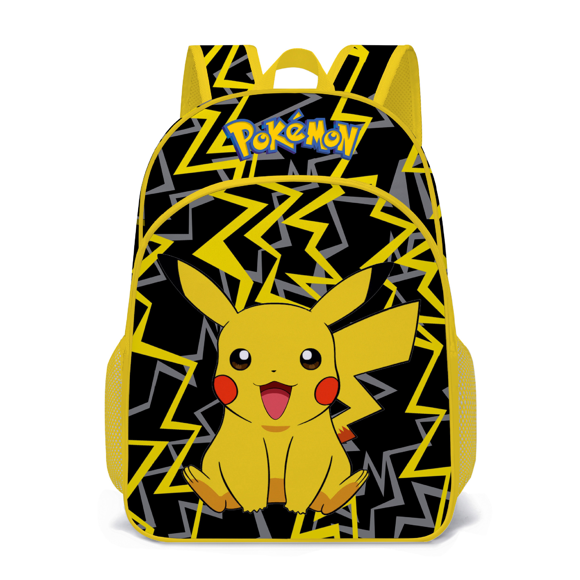 Kawaii Cartoon Pokemon Pikachu Backpack Lunch Bag And Pencil Case