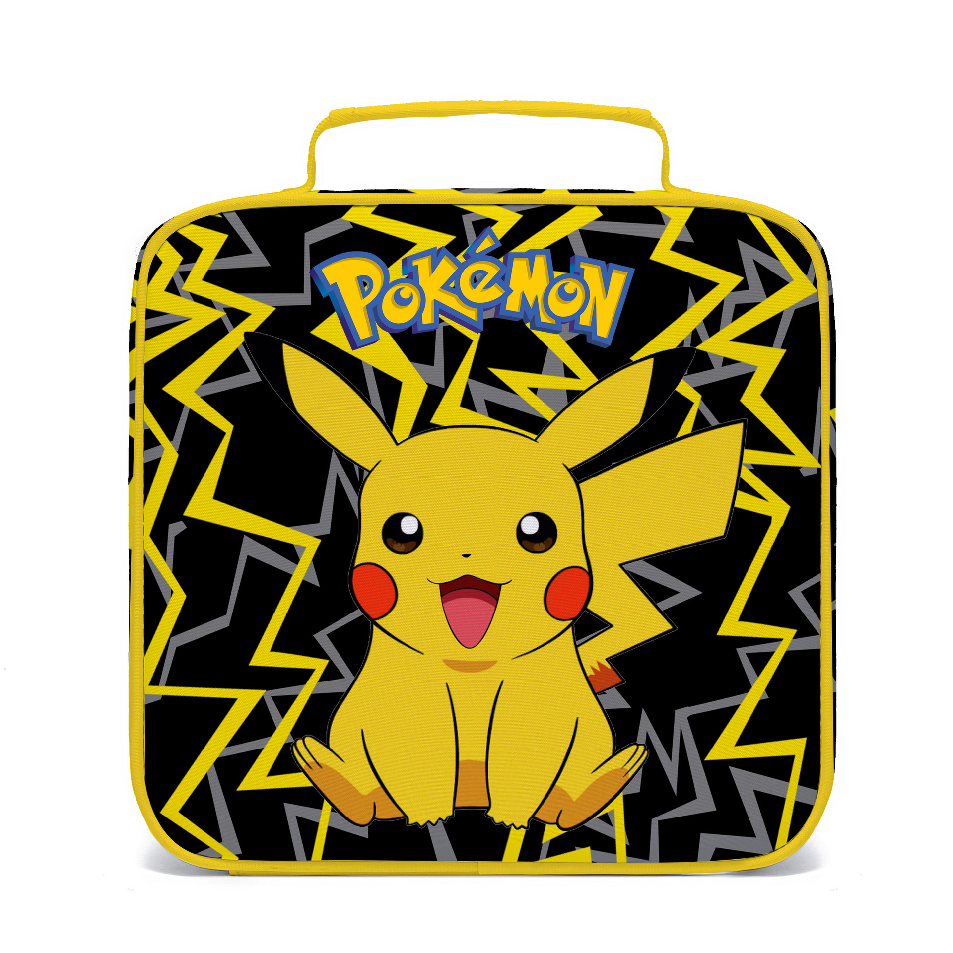 Kawaii Cartoon Pokemon Pikachu Backpack Lunch Bag And Pencil Case